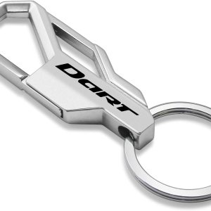 iPick Image Compatible con llavero de metal Dodge Dart estilo mosquetón plateado iPick Image Compatible con llavero de metal Dodge Dart estilo mosquetón plateado