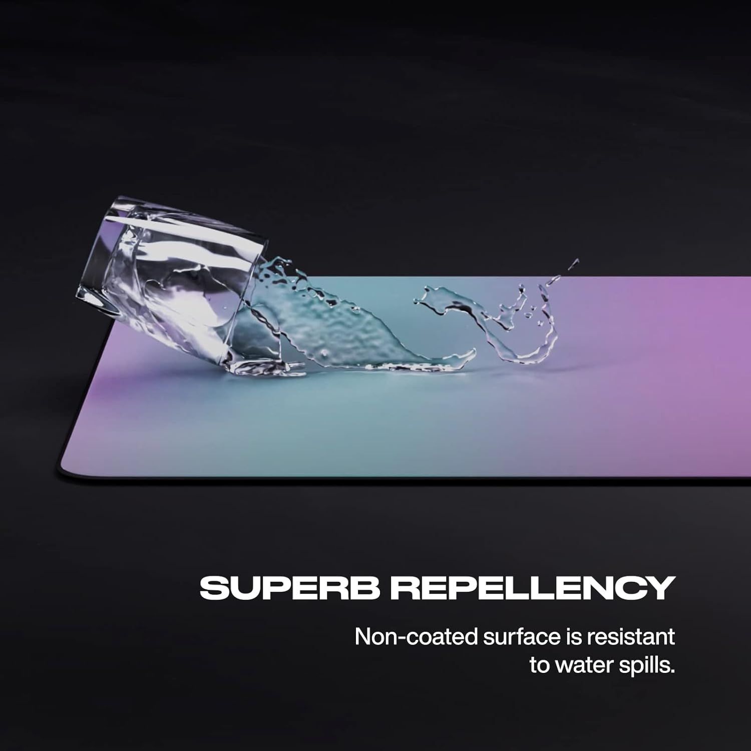 Fnatic Jet XL Pro – Alfombrilla de mouse para videojuegos para deportes electrónicos, superficie impermeable de velocidad, bordes cosidos y base de