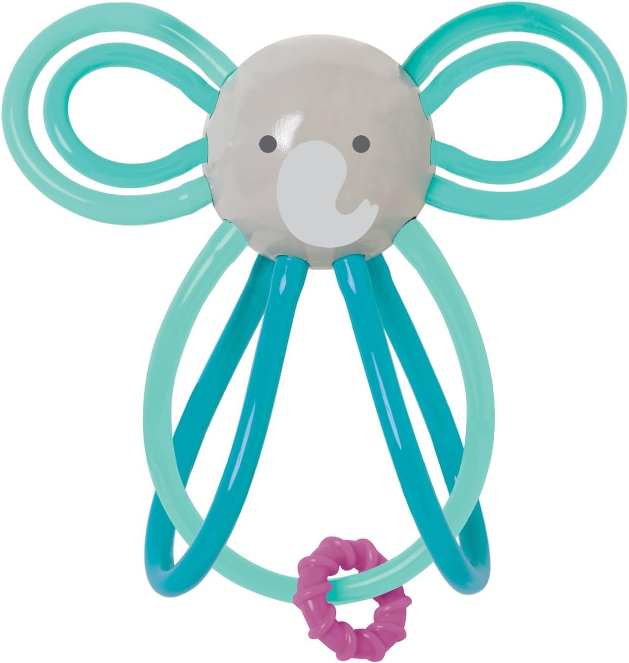 Manhattan Toy Sonajero y mordedor sensorial de elefante Winkel