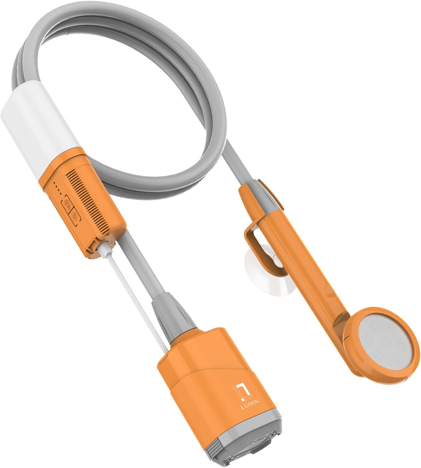 Batería portátil eléctrica de mano para bidé, pulverizador de agua portátil con batería recargable con botella de bidé de viaje
