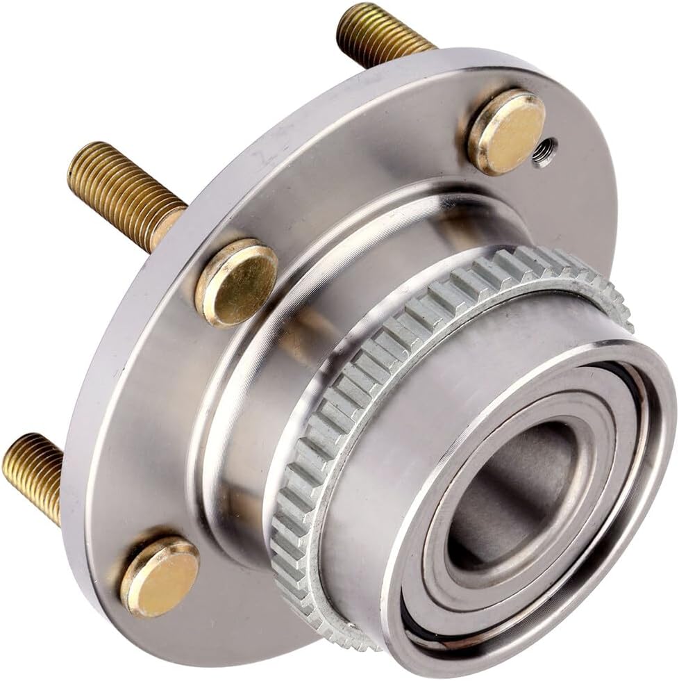 SCITOO 4 unidades de cojinete de rueda delantera y trasera 510034 512267 para Hyundai Tucson 2005-2009, para Kia Sportage 2005-2010 WABS 5 lengüetas
