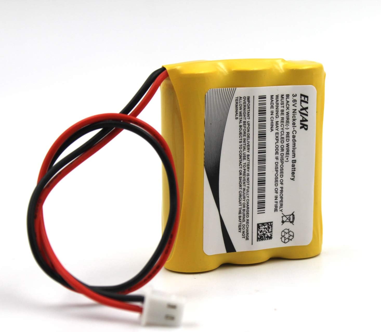 elxjar Paquete de 3 baterías de repuesto para Saft B15CS03 AA B15CS03 Ni-CD de 3.6 V 1000 mAh para Saft B15CS03, luz de emergencia y salida,