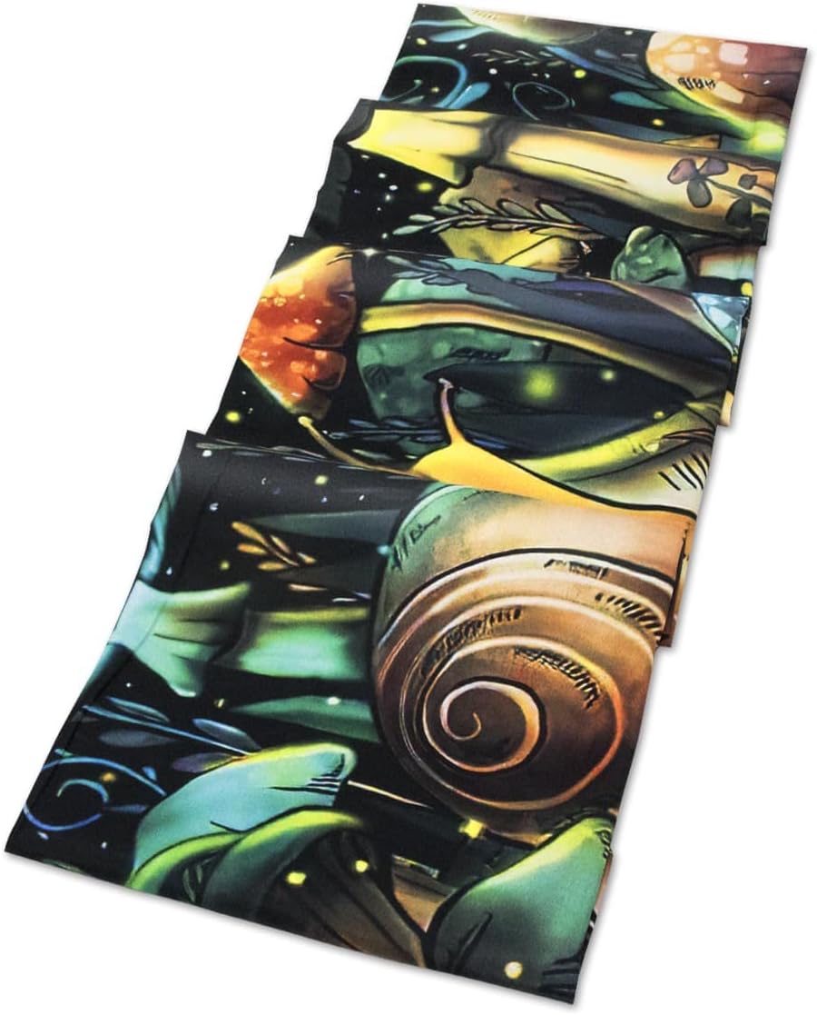 ARTCREATOR Tapiz anime de hongos, lluvia de meteoros, caracol, lindo tapiz para dormitorio, tapiz estético para colgar en la pared para dormitorio