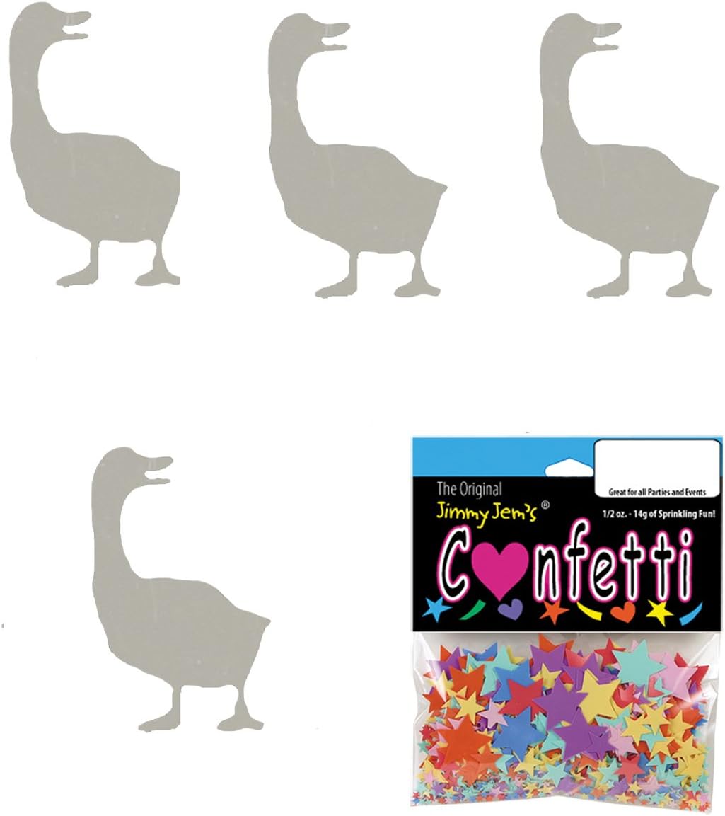 Confeti Duck Silver – Paquete al por menor #9719 QS0