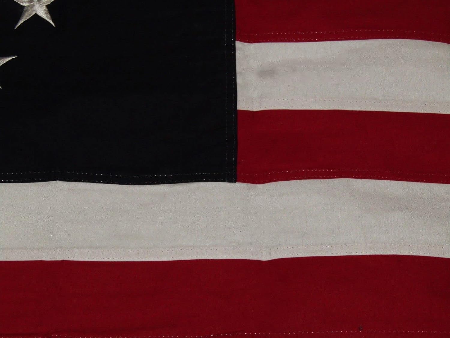 Premium 3×5 Embroidered Betsy Ross Historical Synthetic Cotton Flag 3’x5′ w 3 Clips