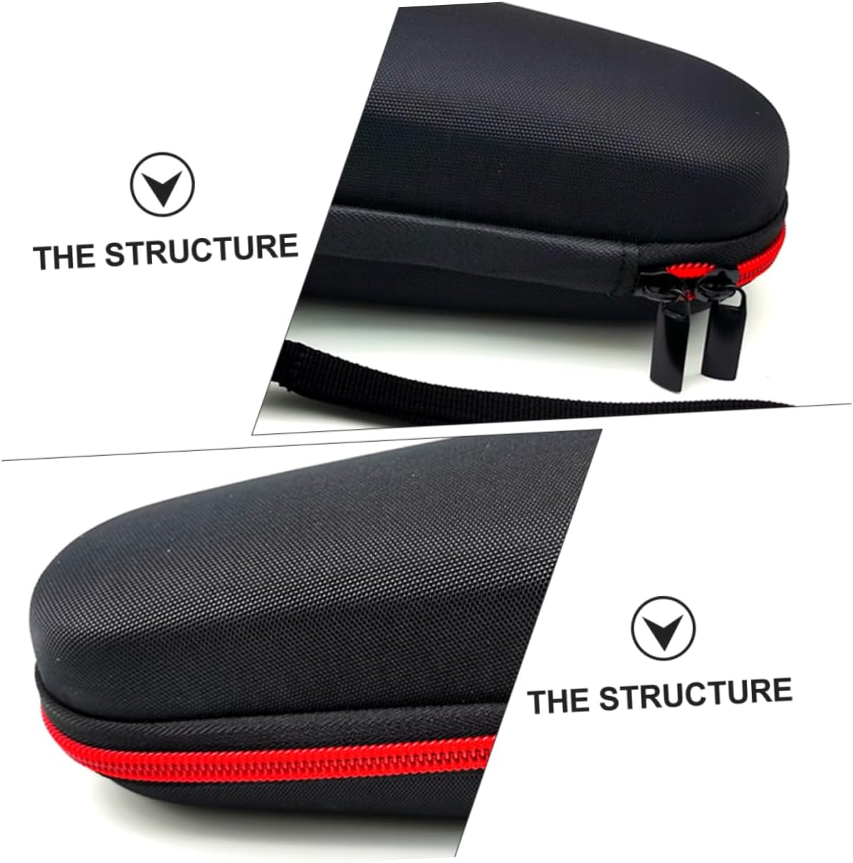 Beavorty 3 unids Bolsa de almacenamiento Estuche rígido Maleta Maquina Para Afeitar Hombre Hombre Pelo Trimmer Hard Shell Estuche de transporte