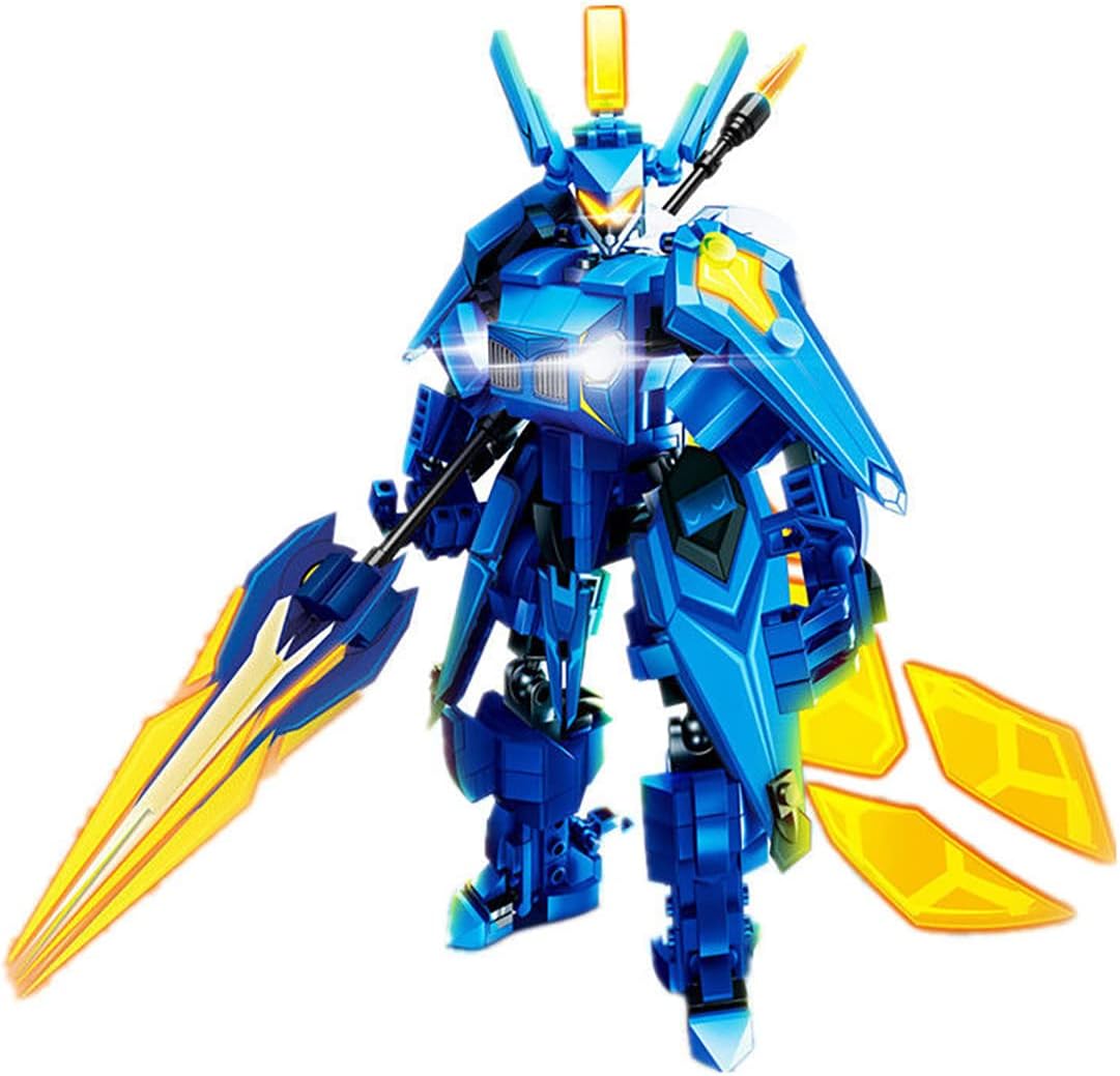 Modelo Bionic Mecha Warrior Bionic Máscara biónico Guerrero Bionic Personaje Puzzle Asamblea Ladrillo Compatible Juguete Kit de construcción (sin