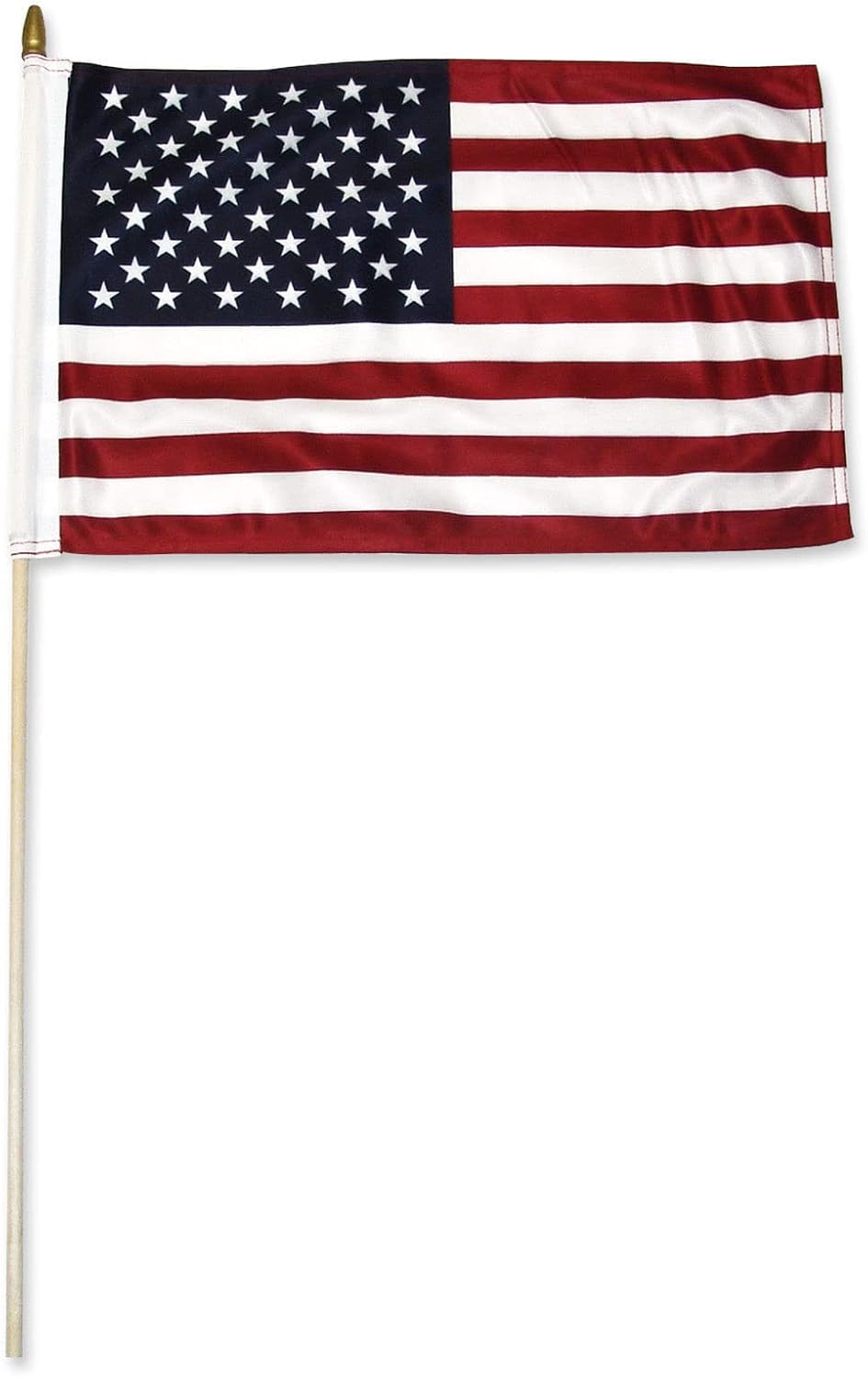 Premium 36 pack 12×18 12″x18″ USA Flag staff (24 inch staff)