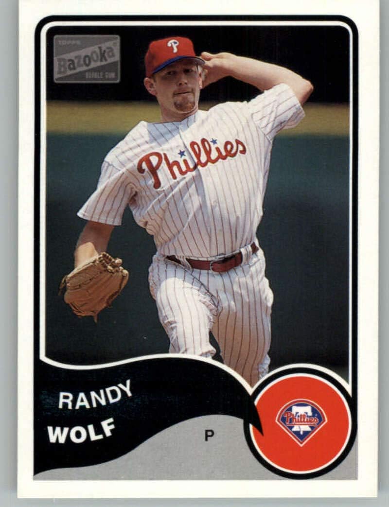 2003 Bazooka #43 Randy Wolf NM-MT Philadelphia Phillies Baseball MLB
