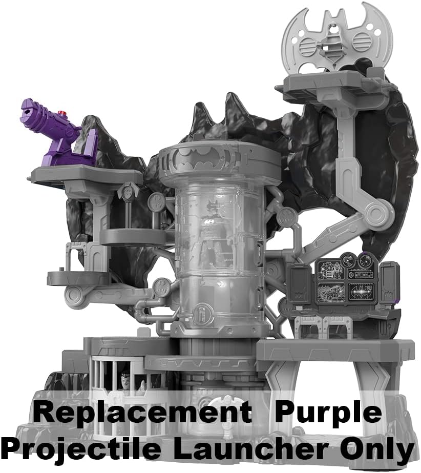 Imaginext Pieza de repuesto DC Super-Friends Bat-Tech Batcueva – GYV24  Lanzador de proyectiles púrpura de repuesto