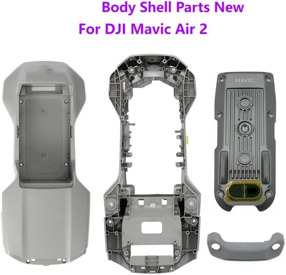 SeiZed Body Shell for D-JI Mavic Air 2 Upper Shell Bottom Shell Middle Frame Front Cover Spare Part (Color  1SET)