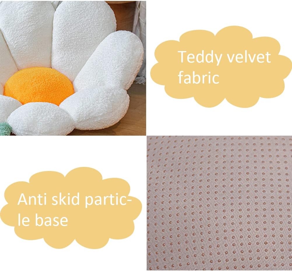 Cojín de terciopelo para asiento de suelo, bonito tapete para silla, cojín de tatami, suave cojín de meditación, cojín antideslizante para lectura,