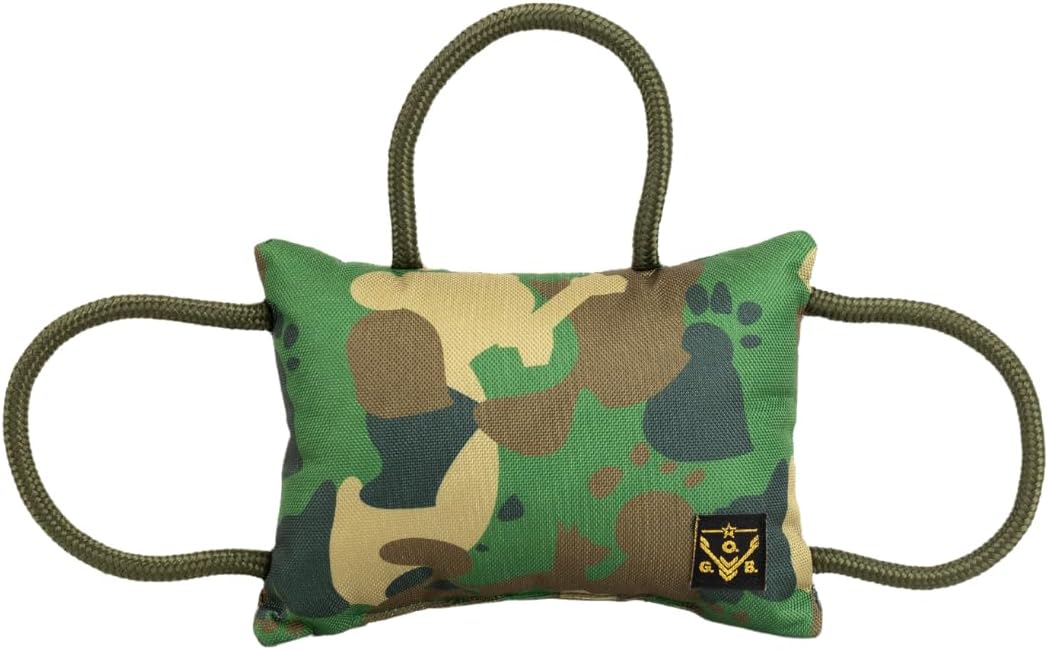 Operation Good Boy – Almohada de juguete para perros, diseño de tres asas utilizado por entrenadores militares y deportivos, cordones de poliéster