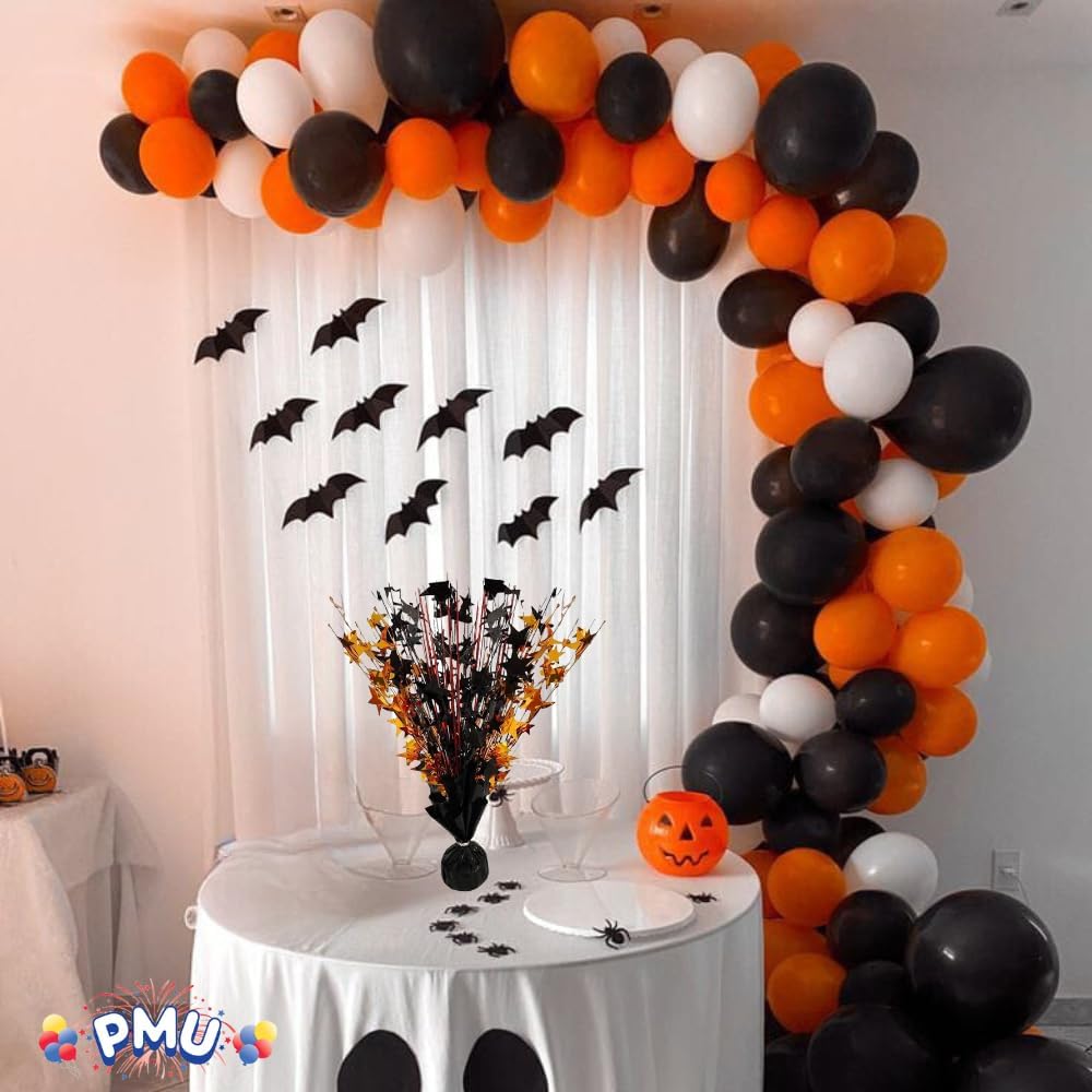 PMU Starburst – Centro de mesa con globos, hermosos centros de mesa para conmemoración, cumpleaños, Halloween, veteranos, fiesta y celebración del