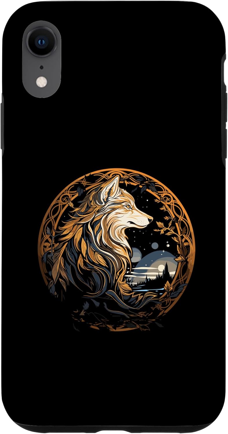 iPhone XR Fenrir Wolf Viking Scandinavian Pride Norsemen Odins Wolf Case