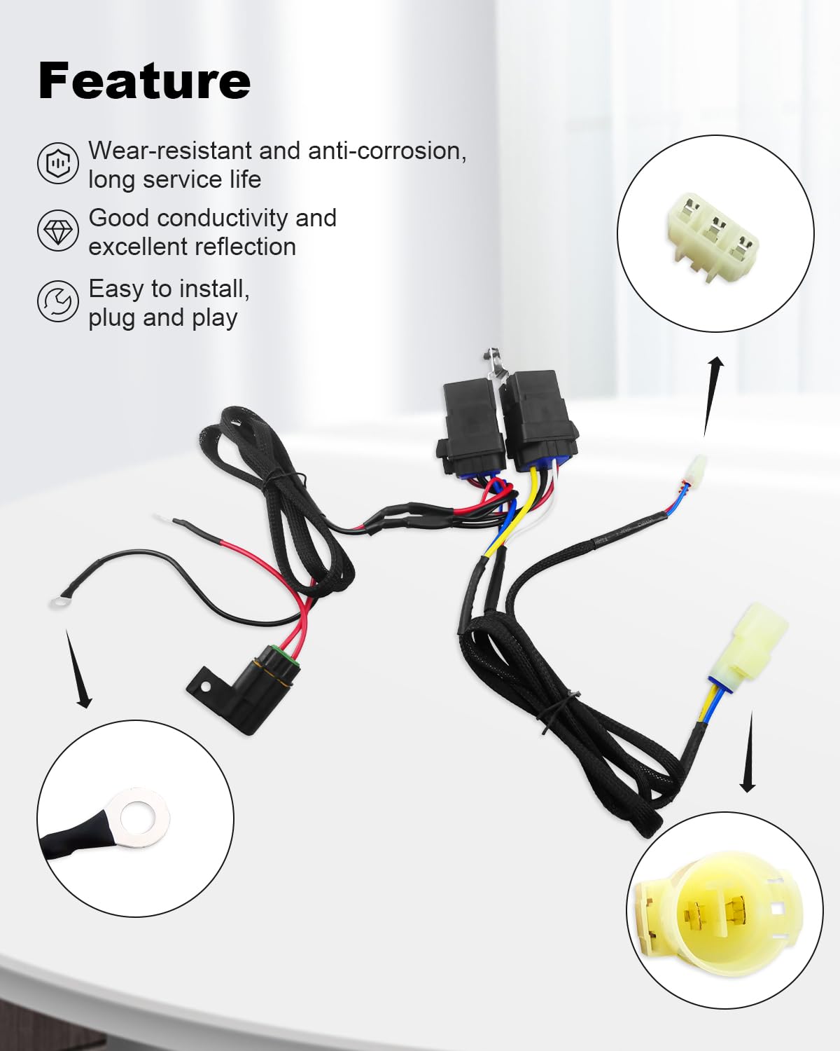 Kit de arnés de cableado de derivación de cambio para Honda Foreman 450 ES 1998-2004, cable de motor con sensor de ángulo eléctrico