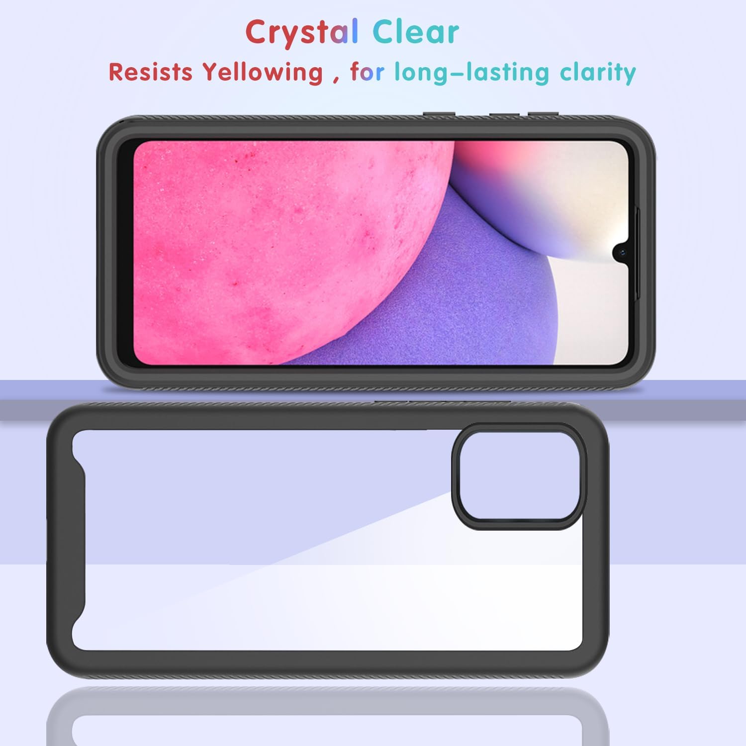 Wousunly Funda compatible con Poco X5 Pro de protección completa de 360 grados, transparente, funda para teléfono Xiaomi Poco X5 Pro, funda de