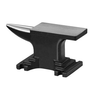 VEVOR Yunque de un solo cuerno, yunque de acero fundido de 9 libras, Yunque de cuerno redondo resistente de alta dureza, herrero, diseño compacto y VEVOR Yunque de un solo cuerno, yunque de acero fundido de 9 libras, Yunque de cuerno redondo resistente de alta dureza, herrero, diseño compacto y