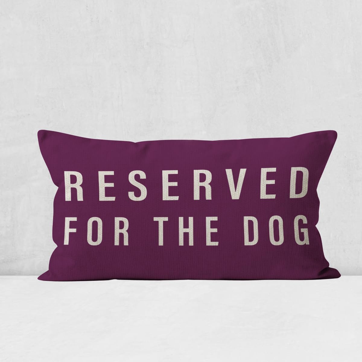 Reservado para la funda de almohada de perro, regalos para amantes de los perros, decoración de perros, divertida funda de almohada para perros,