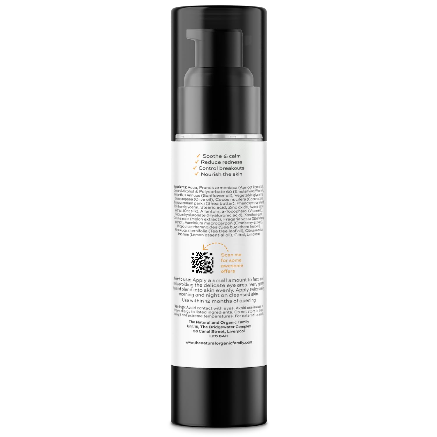 Crema facial para adolescentes y niños – Hidratante facial orgánico para piel seca – Crema facial calmante con crema hidratante de árbol de té –