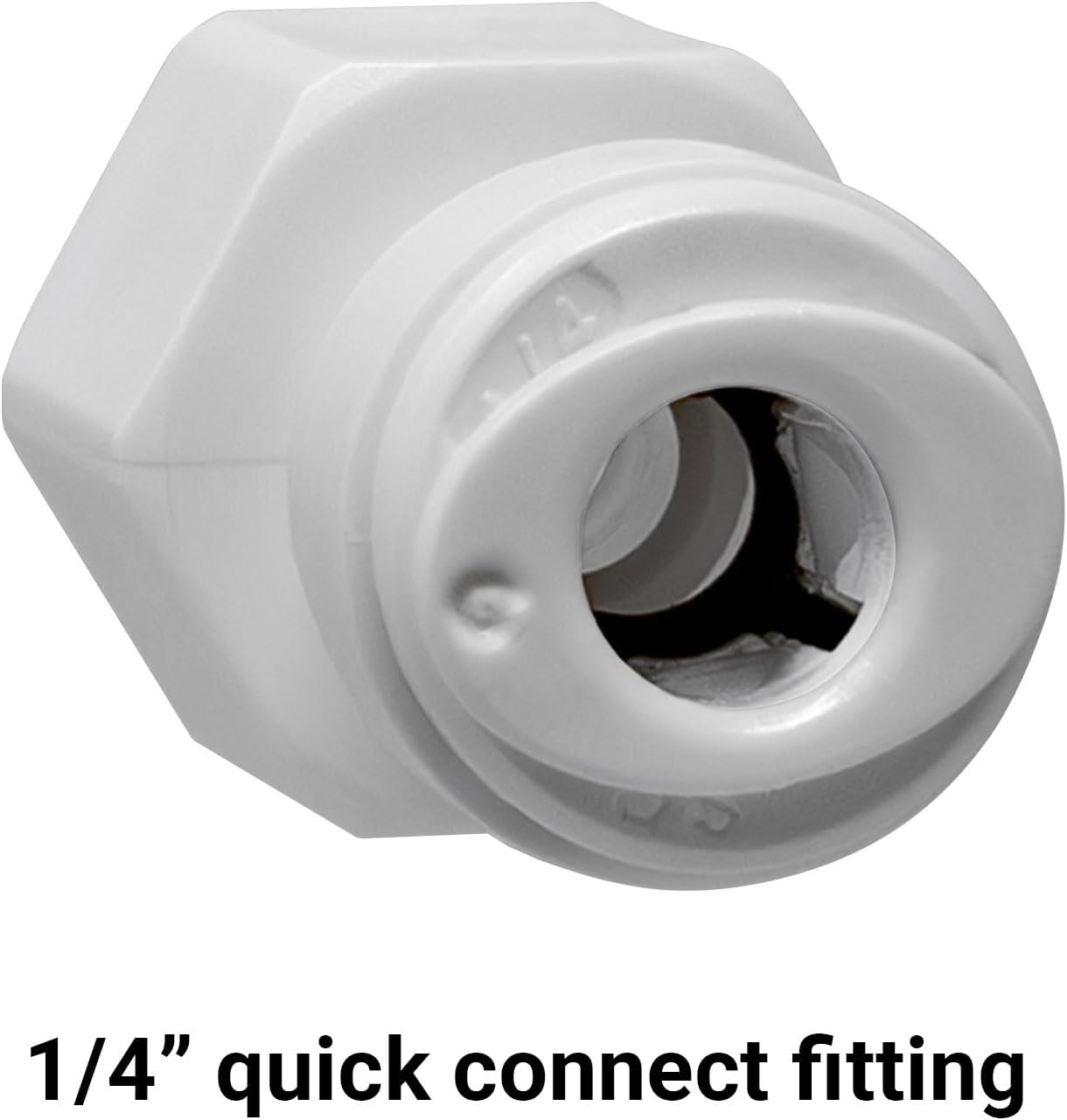 Adaptador de conexión rápida de 14 “Caño universal del grifo del filtro de agua RO Sistemas de ósmosis inversa Certificado NSF. 14”
