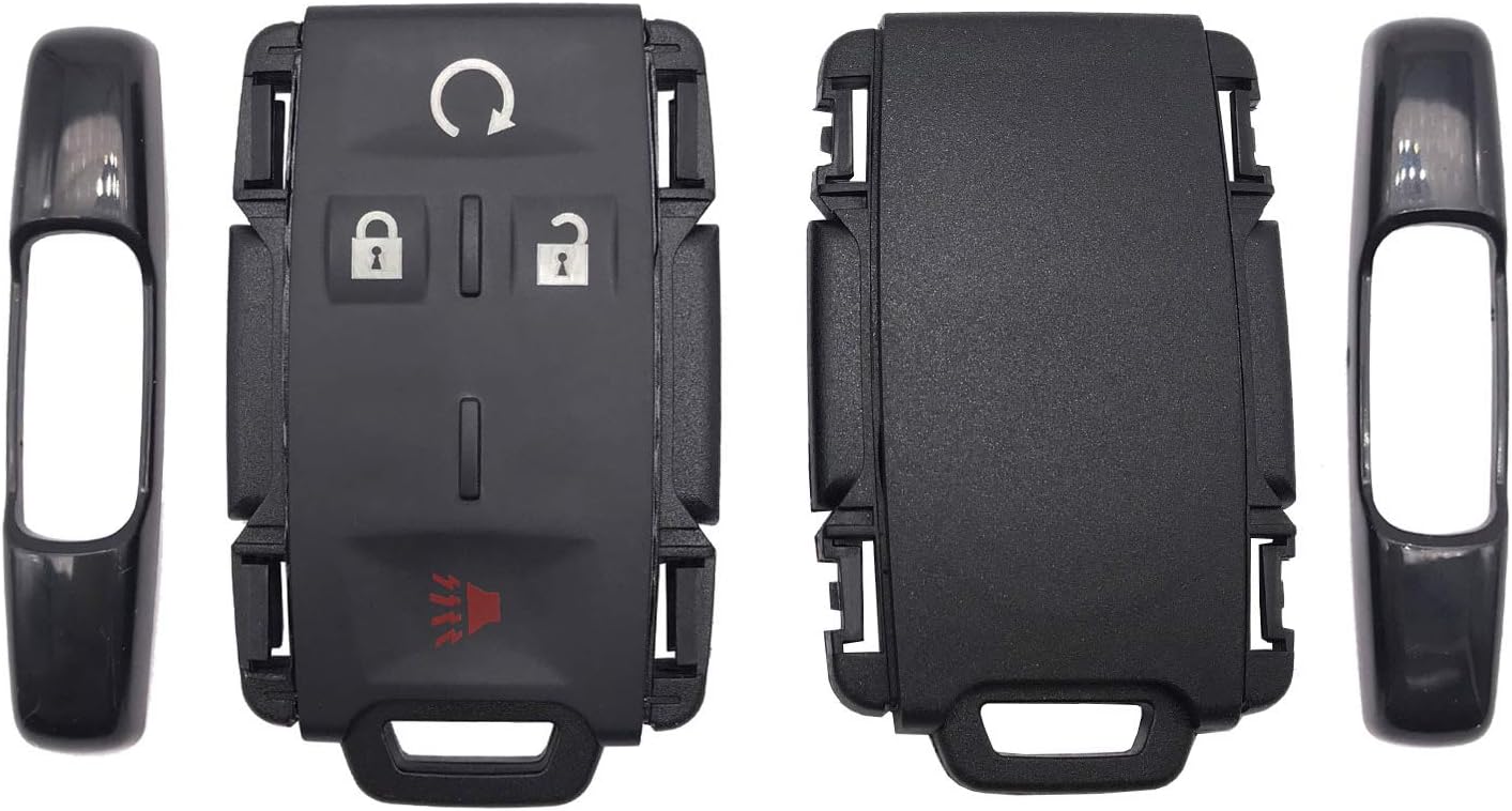 Funda de repuesto para llavero para Chevy Silverado Colorado GMC Sierra Canyon SLT sin llave (negro)