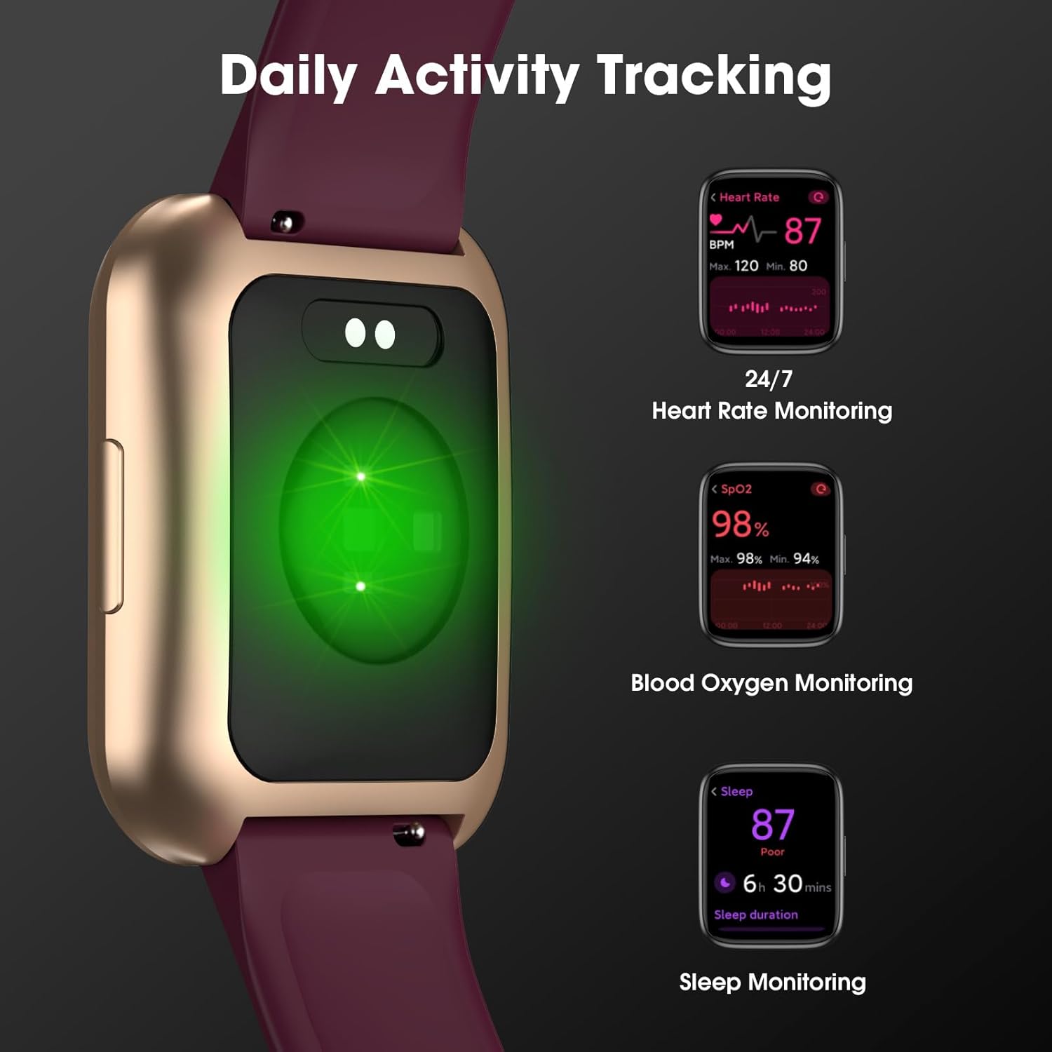 Reloj inteligente para hombre, marco de aleación de aluminio con pantalla AMOLED de 1.78 pulgadas, rastreador de actividad física con frecuencia