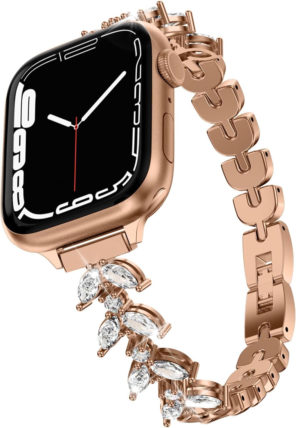Compatible con Apple Watch Band de 1.496 in 1.575 in 1.614 in 1.654 in 1.732 in 1.772 in 1.929 in iWatch SE Series 9 8 7 6 5 4 3 2 1 Ultra, pulsera