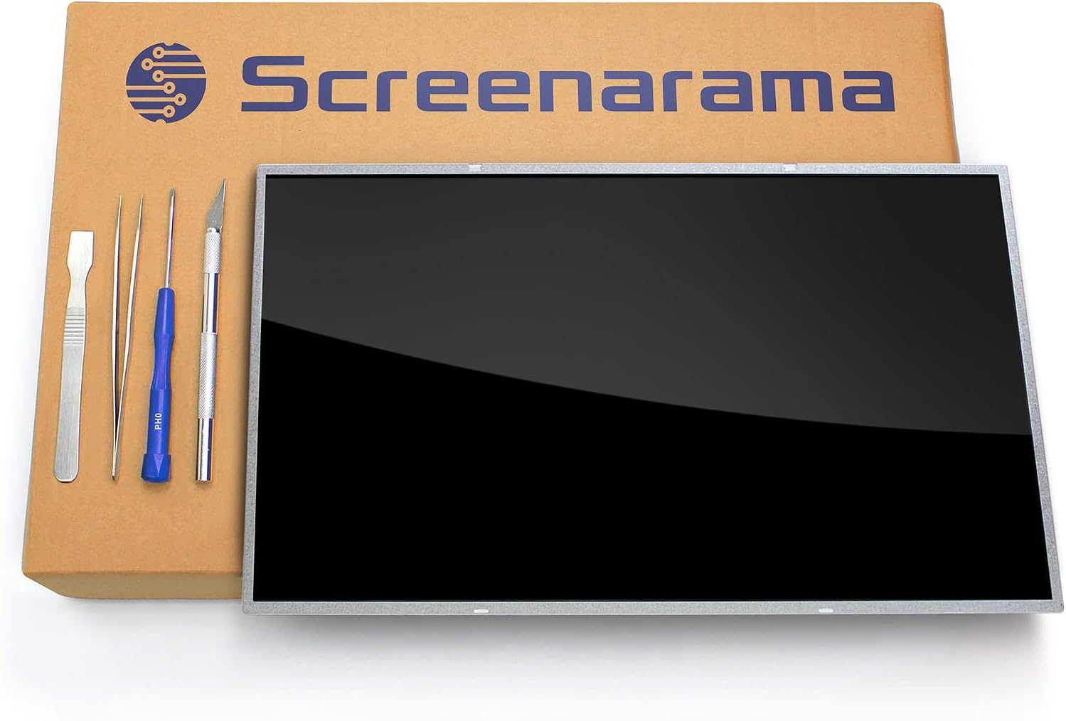 SCREENARAMA Nuevo reemplazo de pantalla para LTN156AT02-D02, pantalla LCD LED con herramientas