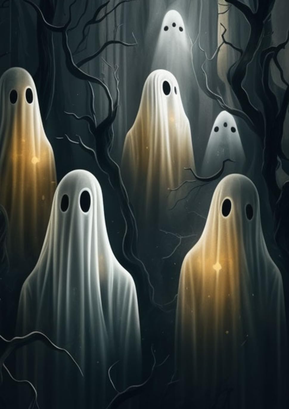 Scary Ghost – Rompecabezas de 1000 piezas para adultos, rompecabezas educativo intelectual, juego divertido para hombres, mujeres y niños, 20 x 28.8