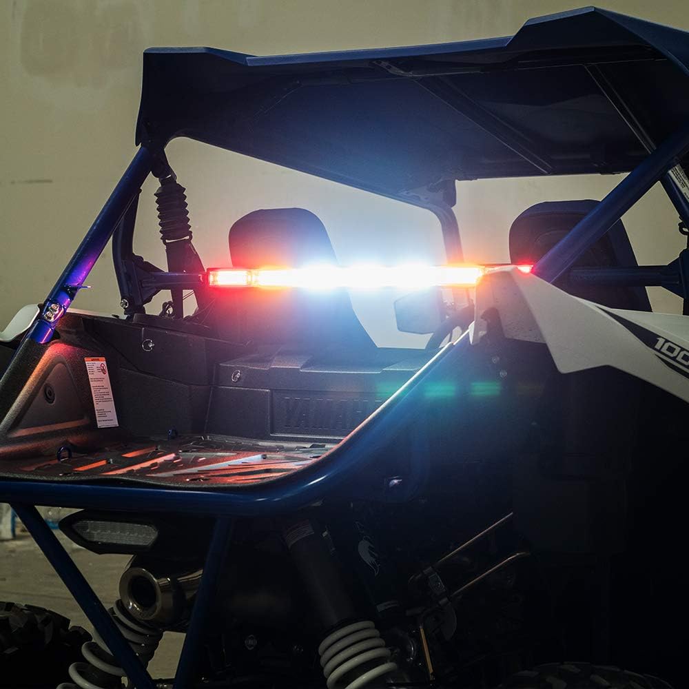 Xprite RYWWWYR – Barra de luz estroboscópica intermitente UTV RZR de 30 pulgadas, con freno, marcha atrás, intermitente, barra de luz trasera de