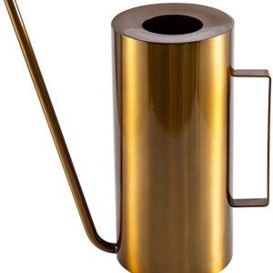 Aspersor de latón para interiores y exteriores, acero de metal de 1.5 L, estilo retro, para el hogar, riego de agua (amarillo, tamaño único) Aspersor de latón para interiores y exteriores, acero de metal de 1.5 L, estilo retro, para el hogar, riego de agua (amarillo, tamaño único)