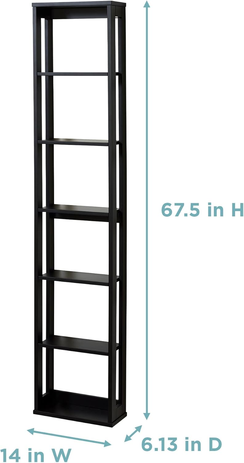 Zenna Home Juego de almacenamiento montado en la pared incluye estante de pared de 4 niveles para espacios pequeños y torre de pared de 7 niveles,