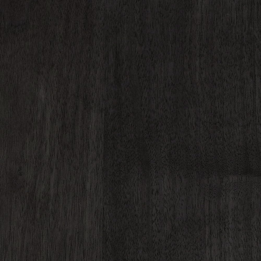 Armen Living Fox – Taburete de bar moderno de mediados de siglo de piel sintética gris y madera negra de 25.5 pulgadas
