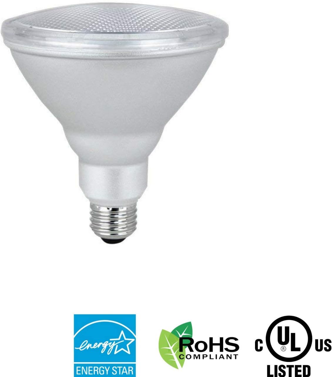 FocoLED de cuello largo atenuables Xtricity PAR38, equivalente a 18W (120W) 120voltios, 3000K blanco suave, resistentes al agua, E26Base de tamaño