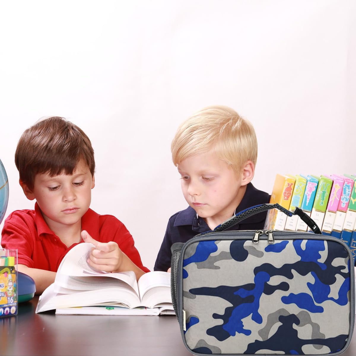 Lonchera térmica reutilizable para la escuela, térmicas, duraderas, congelables, para niños, niñas, hombres y mujeres, kit de lonchera portátil