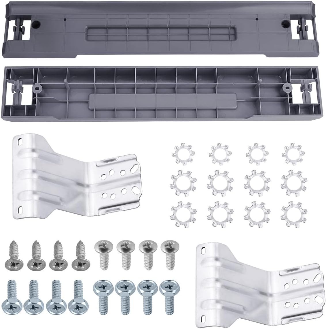WKZO Skk-7a Skk 8k – Kit de apilamiento de secadora para lavadoras y secadoras Samsung de carga frontal de 27 pulgadas, el kit de apilamiento de
