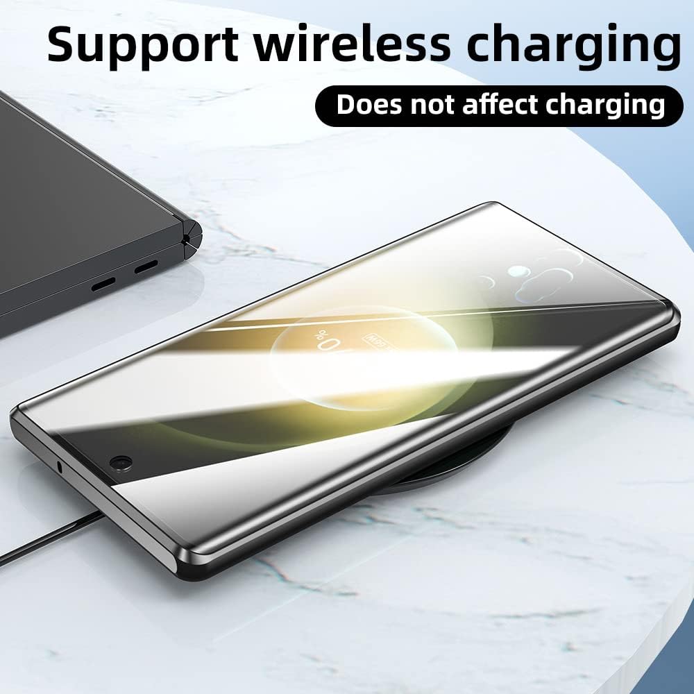Funda para Samsung Galaxy S23 Ultra, protección de cuerpo completo de 360 grados con bloqueo de seguridad, absorción magnética, parachoques de metal