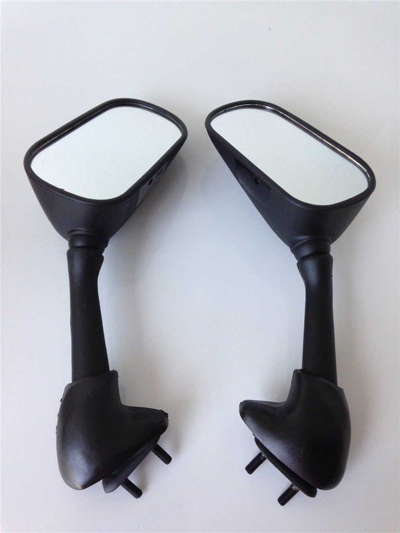 HTTMT MT067-BK Espejos de repuesto OEM negros compatibles con Yzfr6 YZF-R6 2006-2009 Yzfr6S YZF-R6S 2003-2005