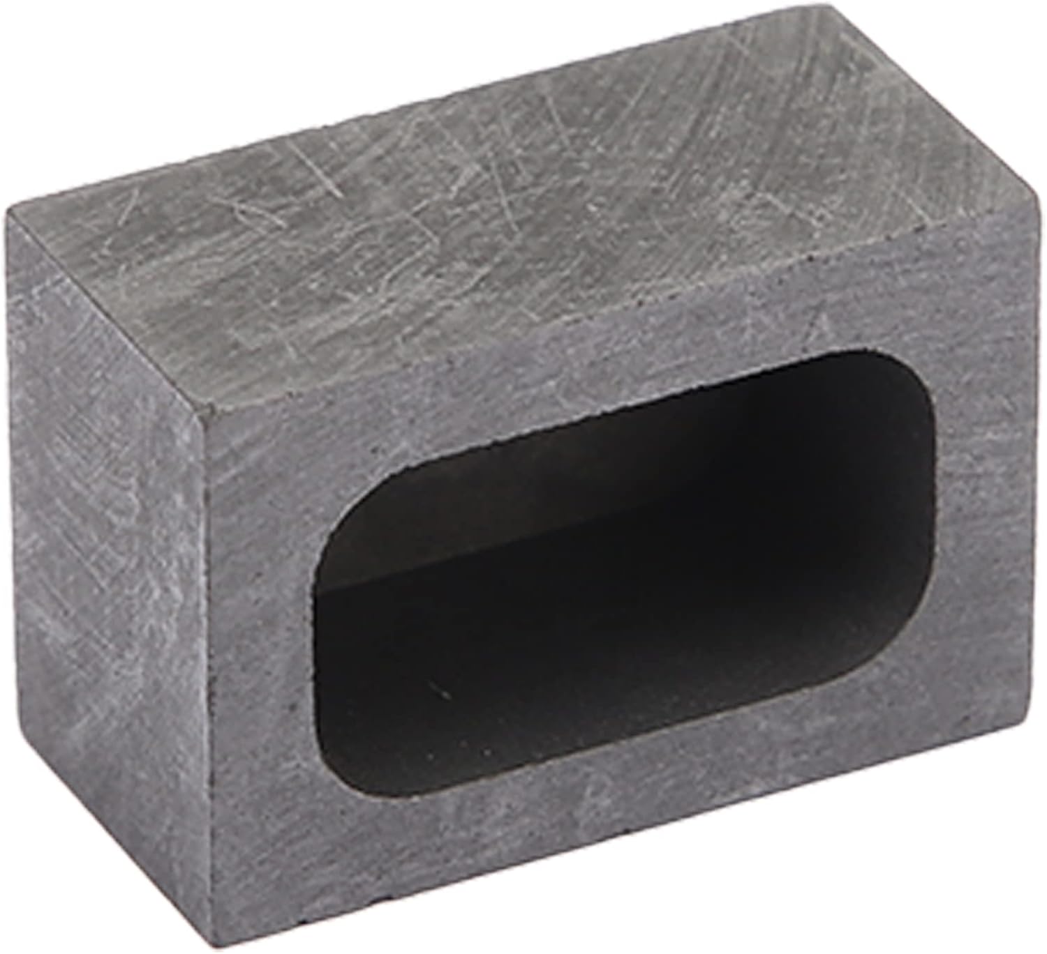 Molde de grafito rectangular estable de alta temperatura para fundir aleación de metal de fusión de oro y plata