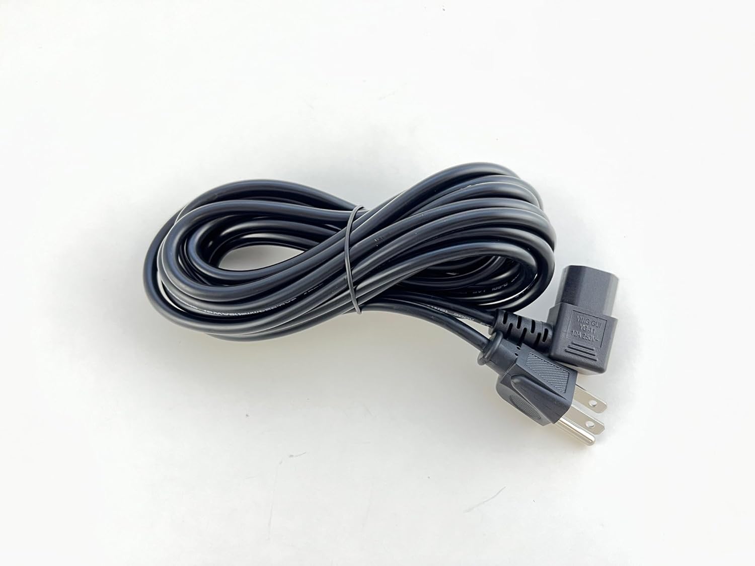 UL Listed OMNIHIL Extra Long 15FT L-Shaped C13 Power Cord Compatible with GOURMIA EXPRESSPOT