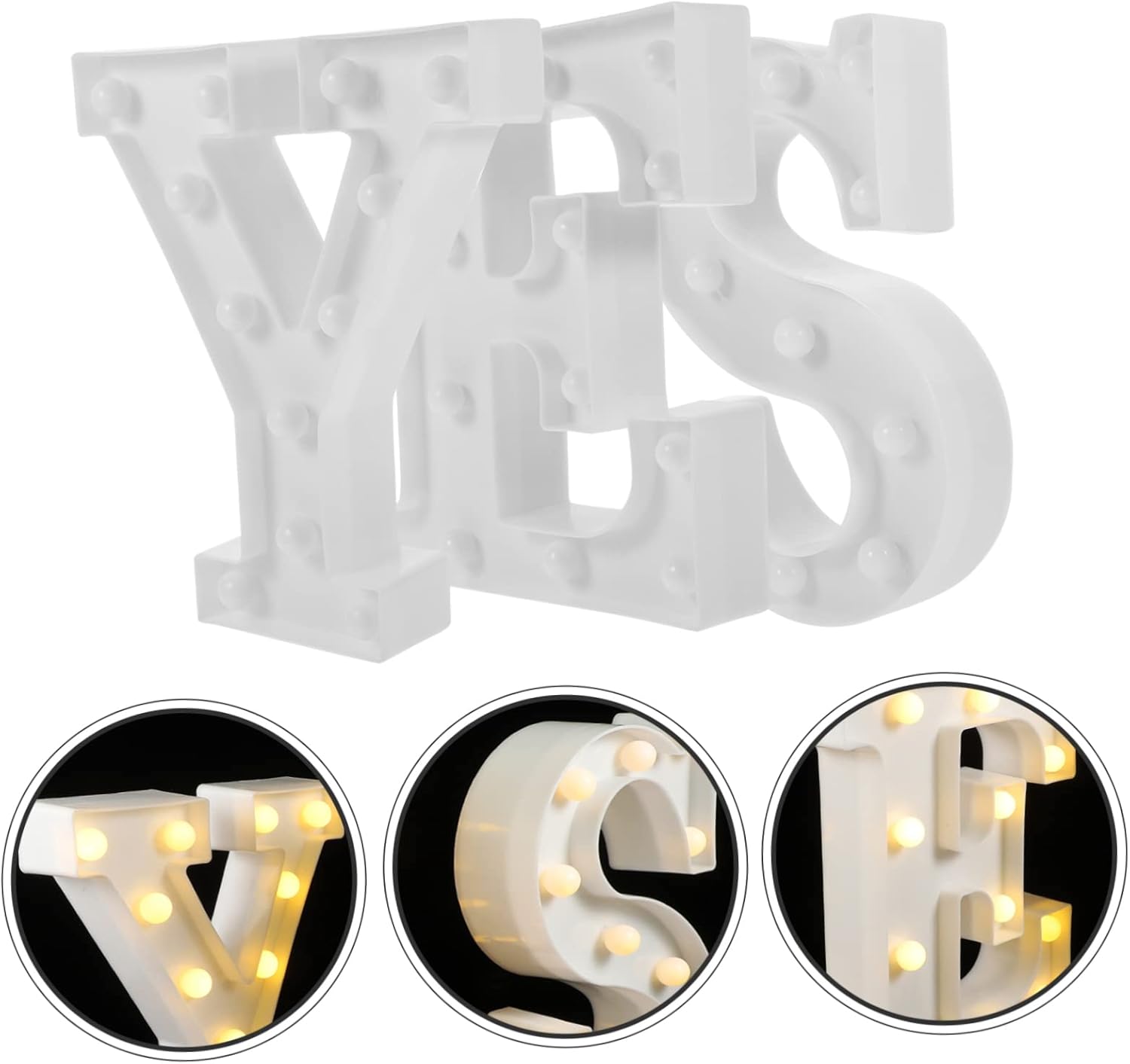 Veemoon Lámpara de modelado LED para boda, letrero de neón, luces decorativas de neón, letras luminosas, letrero de letras decorativas, discotecas,