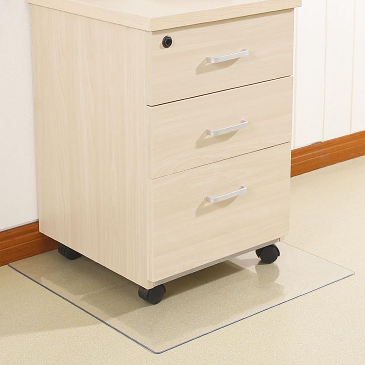Tapete para silla para suelo de madera dura, 36 x 47 pulgadas, 48 x 63 pulgadas, 71 x 87 pulgadas, tapete transparente antideslizante para silla de
