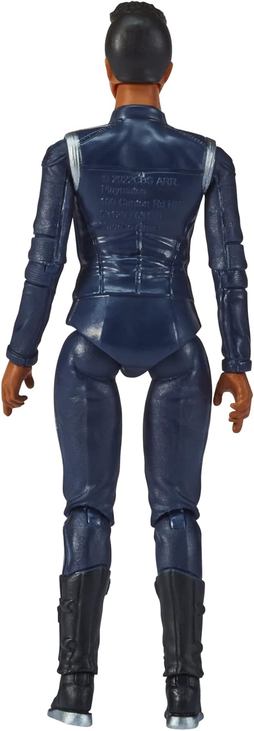 Star Trek Playmates Toys Universe Figura de acción de Michael Burnham Discovery de oficial científico de 5 pulgadas con accesorios, multicolor
