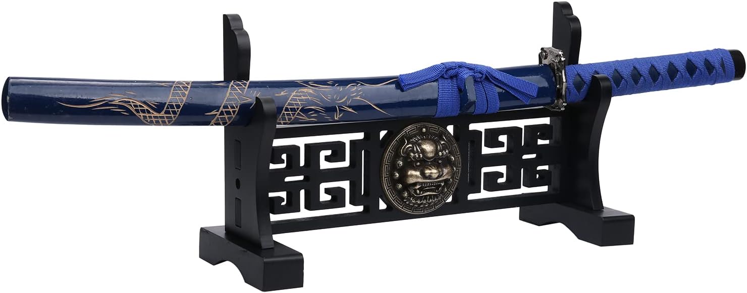 Soporte de espada Katana de montaje en pared, soporte para samurái, soporte para todo tanto espada Wakizashi Kirin, 1 nivel