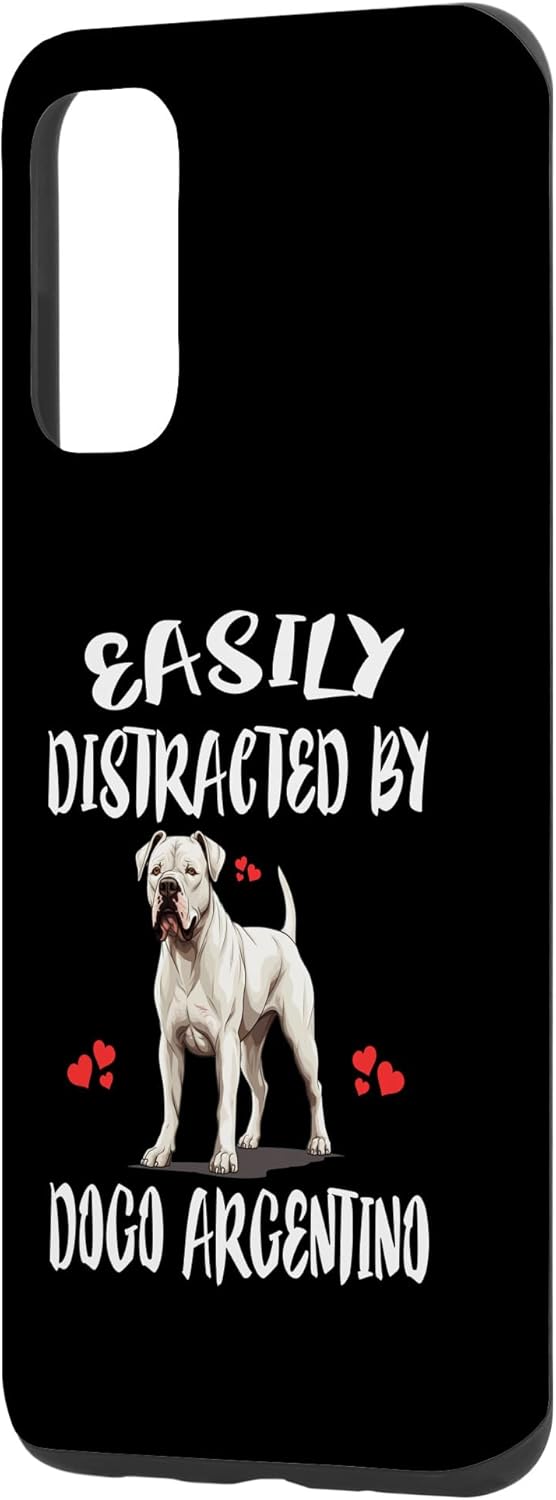Galaxy S20 Easily Distracted By Dogo Argentino Dog Case