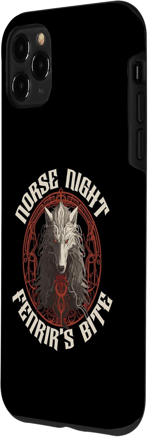 iPhone 11 Pro Max Fenrir Wolf Viking Scandinavian Pride Norsemen Odins Wolf Case