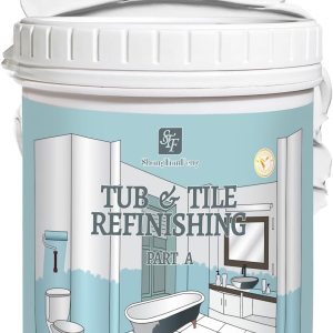 Kit de reacabado de pintura de azulejos de cerámica para pared de baño, bañera, fregadero de pintura, kit de acabado de pintura (blanco12-15 pies Kit de reacabado de pintura de azulejos de cerámica para pared de baño, bañera, fregadero de pintura, kit de acabado de pintura (blanco12-15 pies