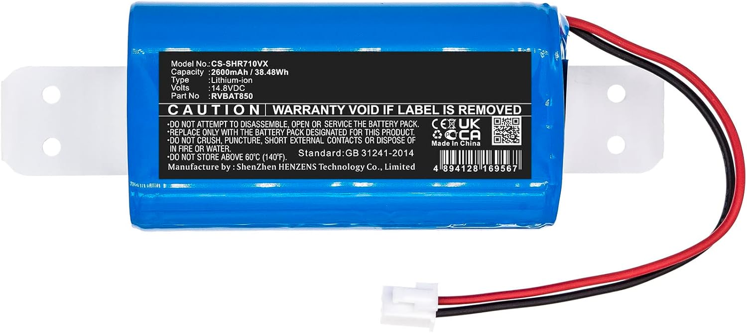 Batería de vacío para robot Shark ION R71 R72 R75 R76 R85 S86 S87 R87 RV700_N RV720_N RV725_N RV750_N RV761 RV1000 RV1001AE UR1005AE IQ R101