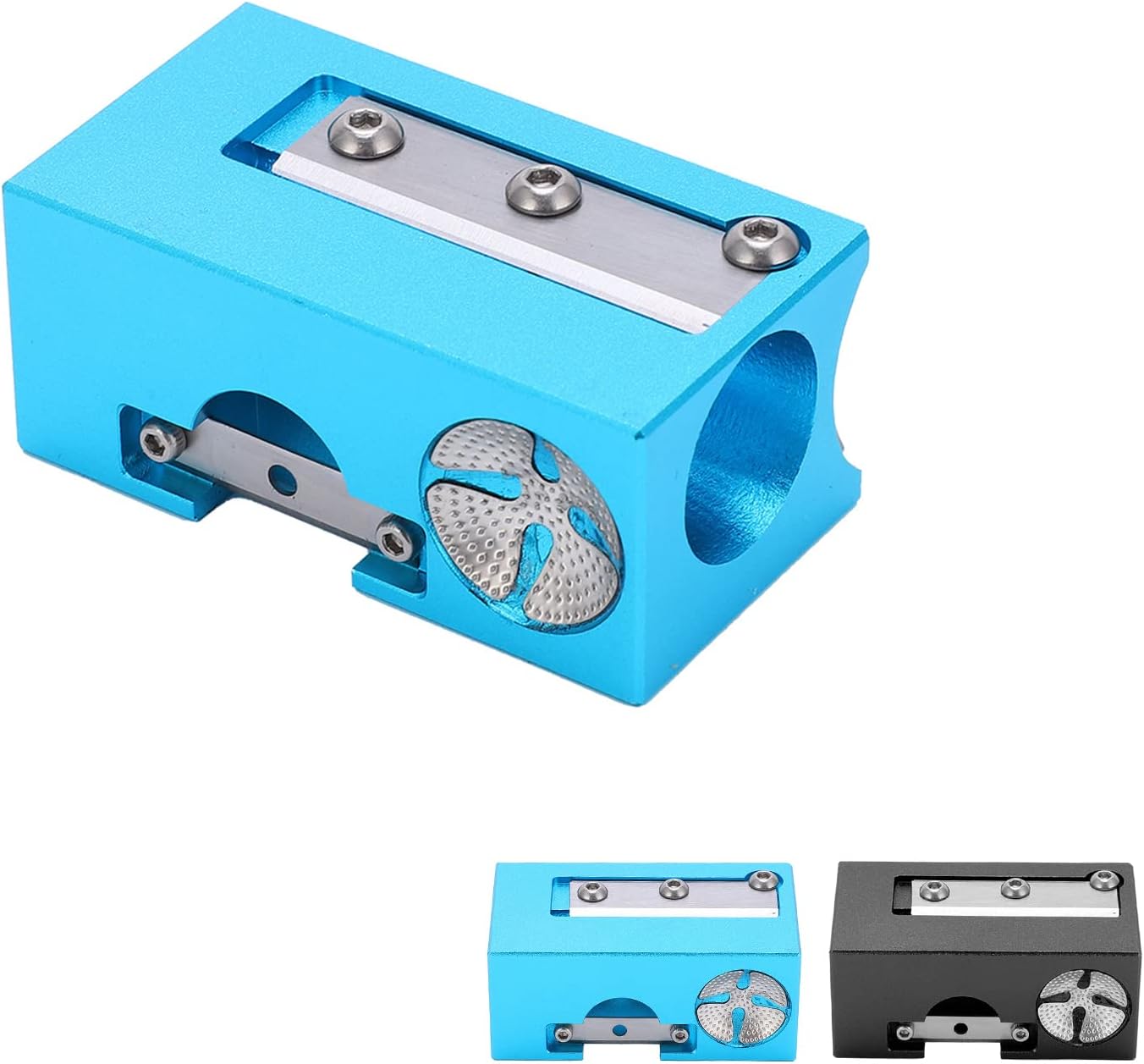 BestYiJo Moldeador de puntas de taco de piscina de aluminio 8 en 1, herramienta de reparación de puntas de palo de billar, kit de repuesto para